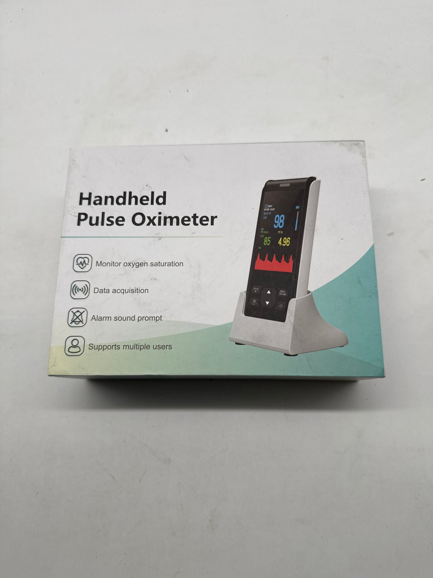 Finger-Pulsoximeter mit App & Wiederaufladbar (A-/B-Ware)