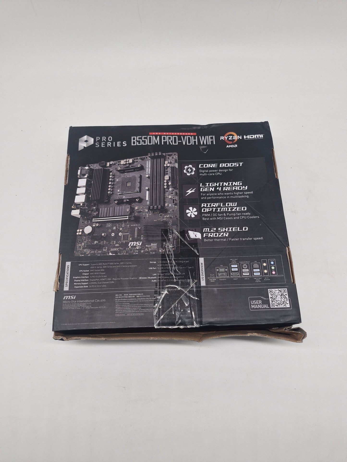 PC Mainboard - MSI B550M PRO-VDH WIFI (AM4)