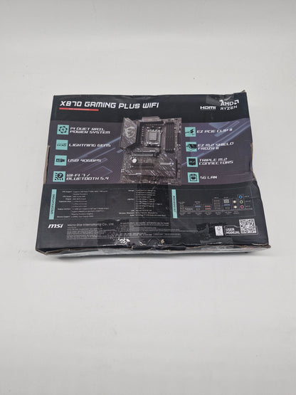 PC Mainboard – MSI X870 Gaming Plus WIFI (AM5)