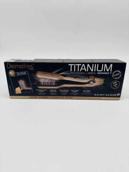 Glätteisen-Demeliss Titanium Dampfglätteisen