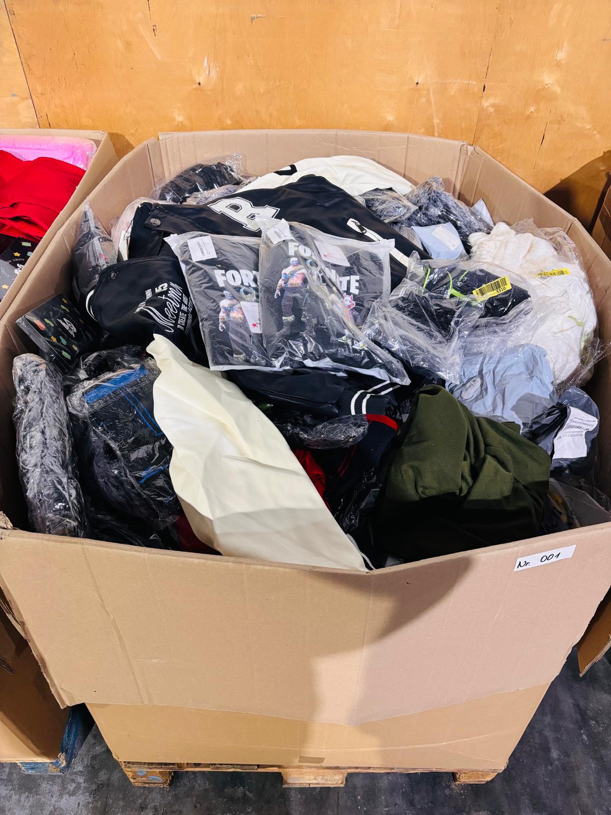 Retour-Restposten-Mix Palette- Nr.001