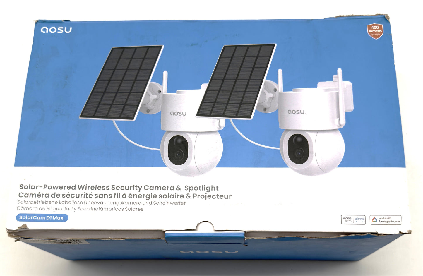 aosu 3K 5MP Solar Überwachungskamera