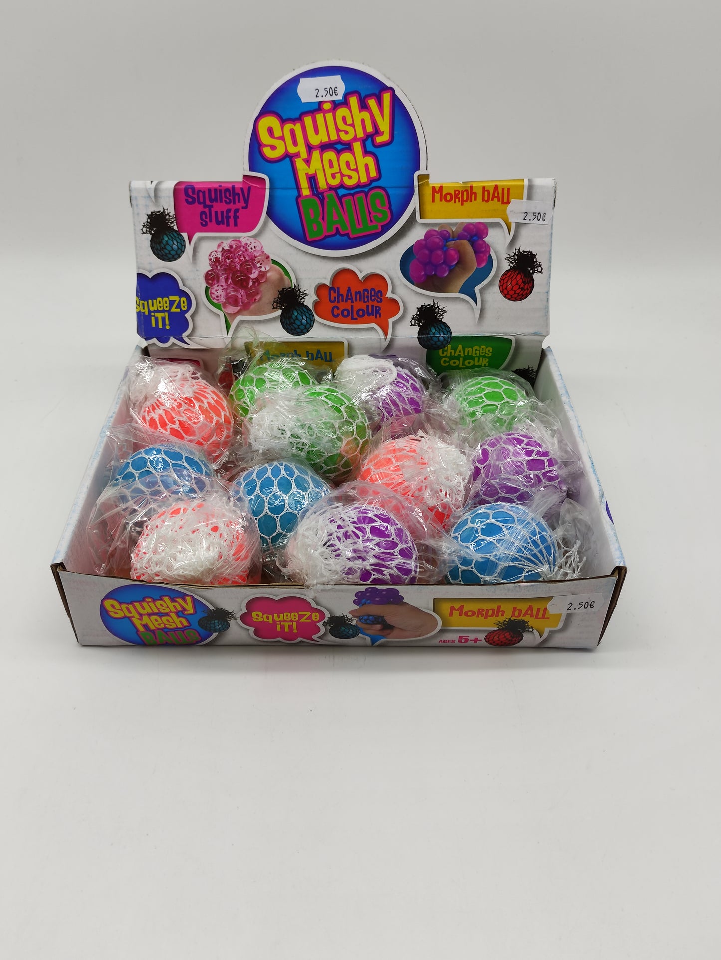 Squishy Mesh Balls St. 2,50,-