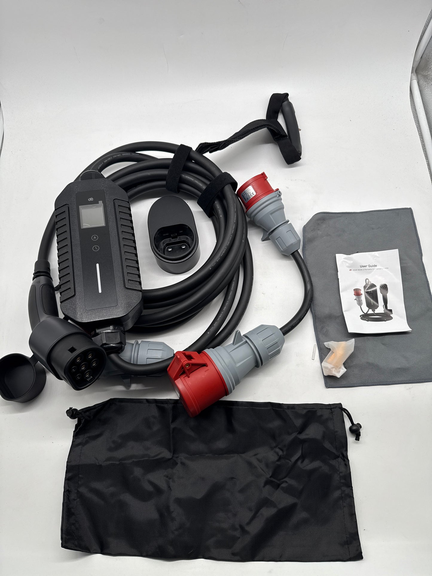 dé Mobile Wallbox 22 kW (3-phasig, 6–32A, 7 m, mit Stromzähler, A-/B-Ware)