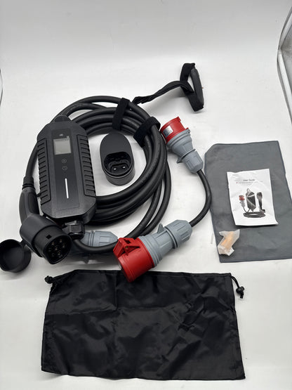 dé Mobile Wallbox 22 kW (3-phasig, 6–32A, 7 m, mit Stromzähler, A-/B-Ware)