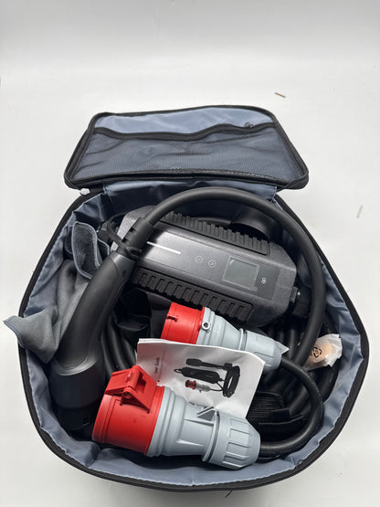 dé Mobile Wallbox 22 kW (3-phasig, 6–32A, 7 m, mit Stromzähler, A-/B-Ware)