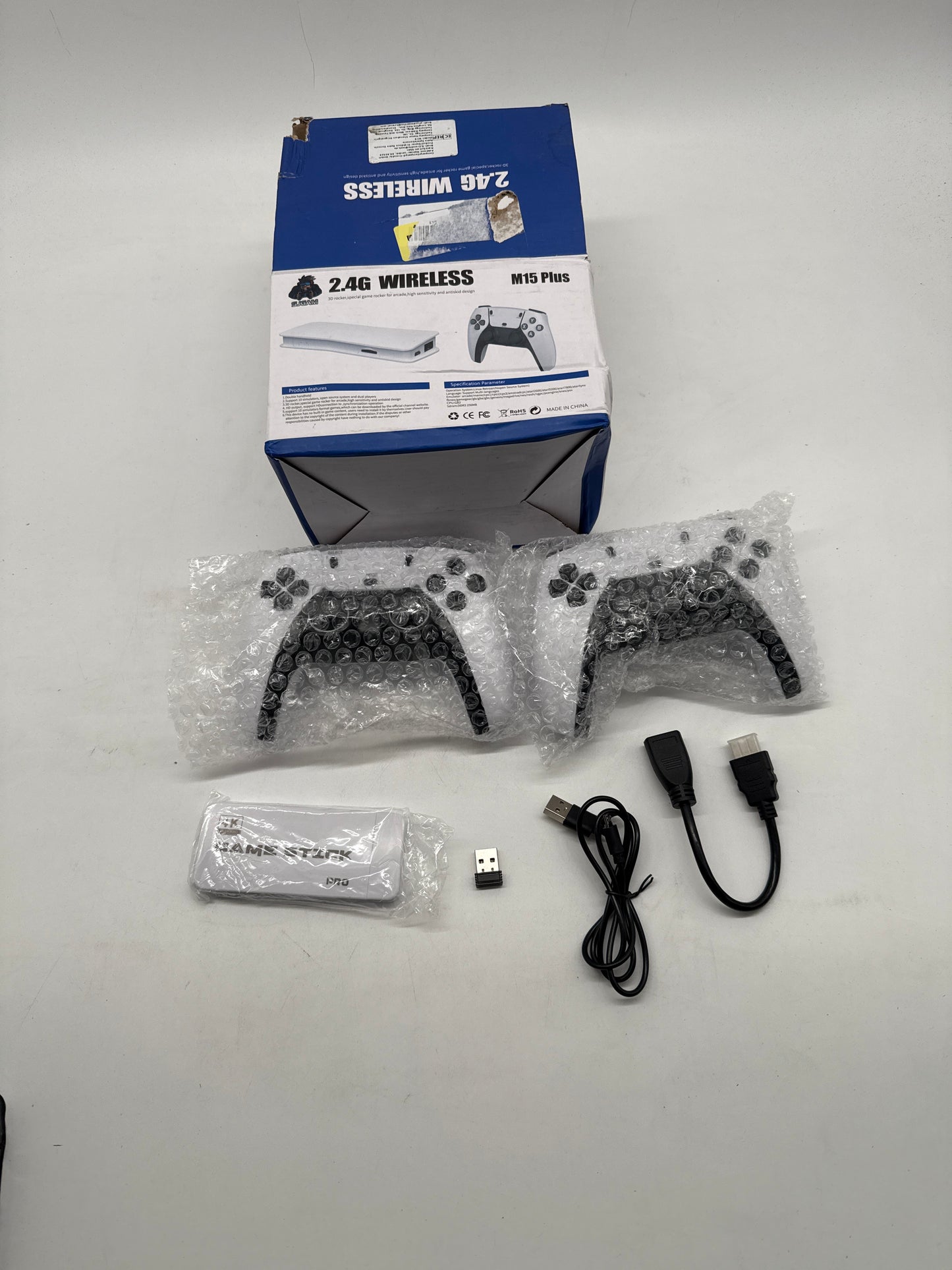 Ozvavzk Retro Game Stick 4K (M15, 20.000+ Spiele, 23 Emulatoren, A-/B-Ware)