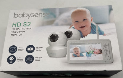 Babysense Babyphone HD 5 Zoll mit 2 Kameras (A-/B-Ware)