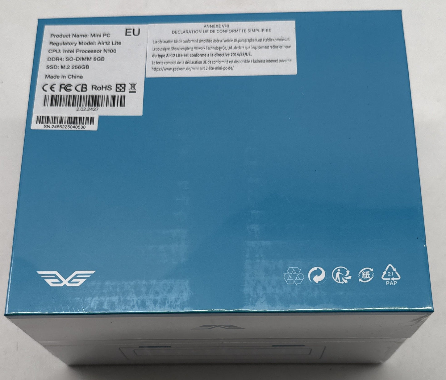GEEKOM Air12 Lite Mini PC (A-Ware)
