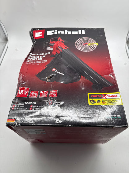 Einhell Akku-Laubsauger VENTURRO 18/210 (A-/B-Ware, ohne Akku &amp; Ladegerät, Verpackung leicht beschädigt)