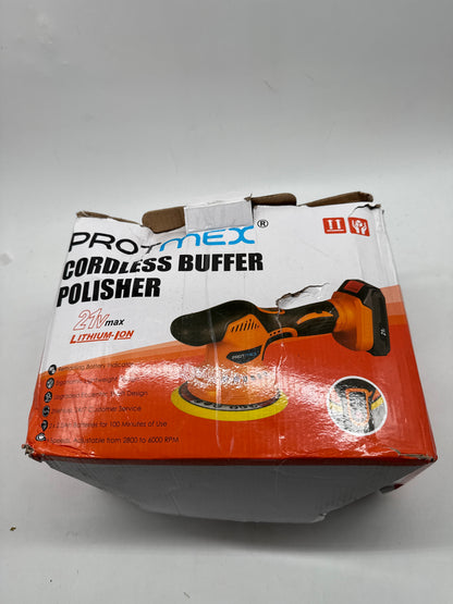 Protmex Akku-Poliermaschine 21V (A-/B-Ware, Tasche nicht dabei, Verpackung beschädigt)