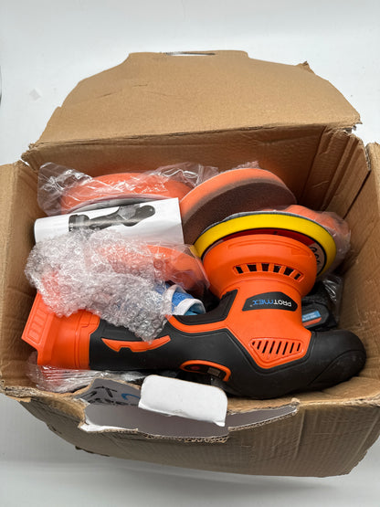 Protmex Akku-Poliermaschine 21V (A-/B-Ware, Tasche nicht dabei, Verpackung beschädigt)