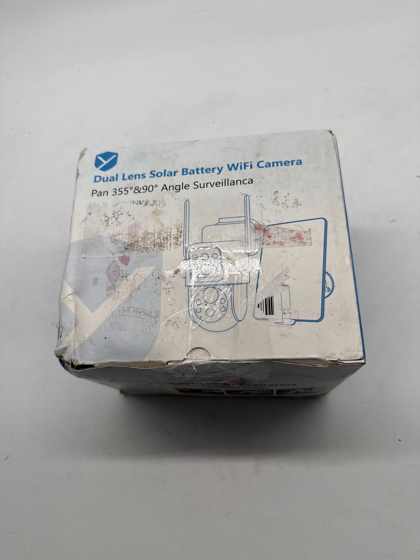 ANRAN 3MP + 3MP Dual-Lens Überwachungskamera (360° PTZ, WLAN, A-/B-Ware, Verpackung beschädigt)