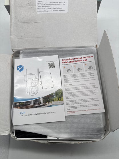 ANRAN 3MP + 3MP Dual-Lens Überwachungskamera (360° PTZ, WLAN, A-/B-Ware, Verpackung beschädigt)