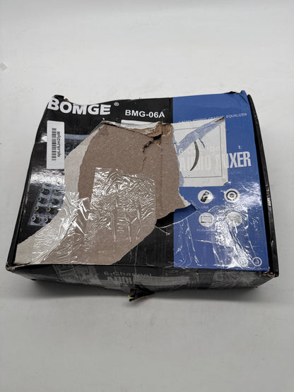 BOMGE 06A Professioneller 6-K DJ-Audio-Mixer (A-/B-Ware, Verpackung beschädigt)