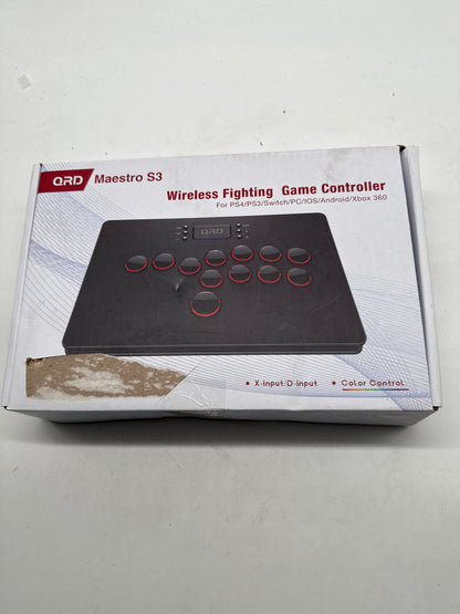 QRD Maestro S3 Kabelloser Arcade-Stick (A-/B-Ware, Verpackung leicht beschädigt)