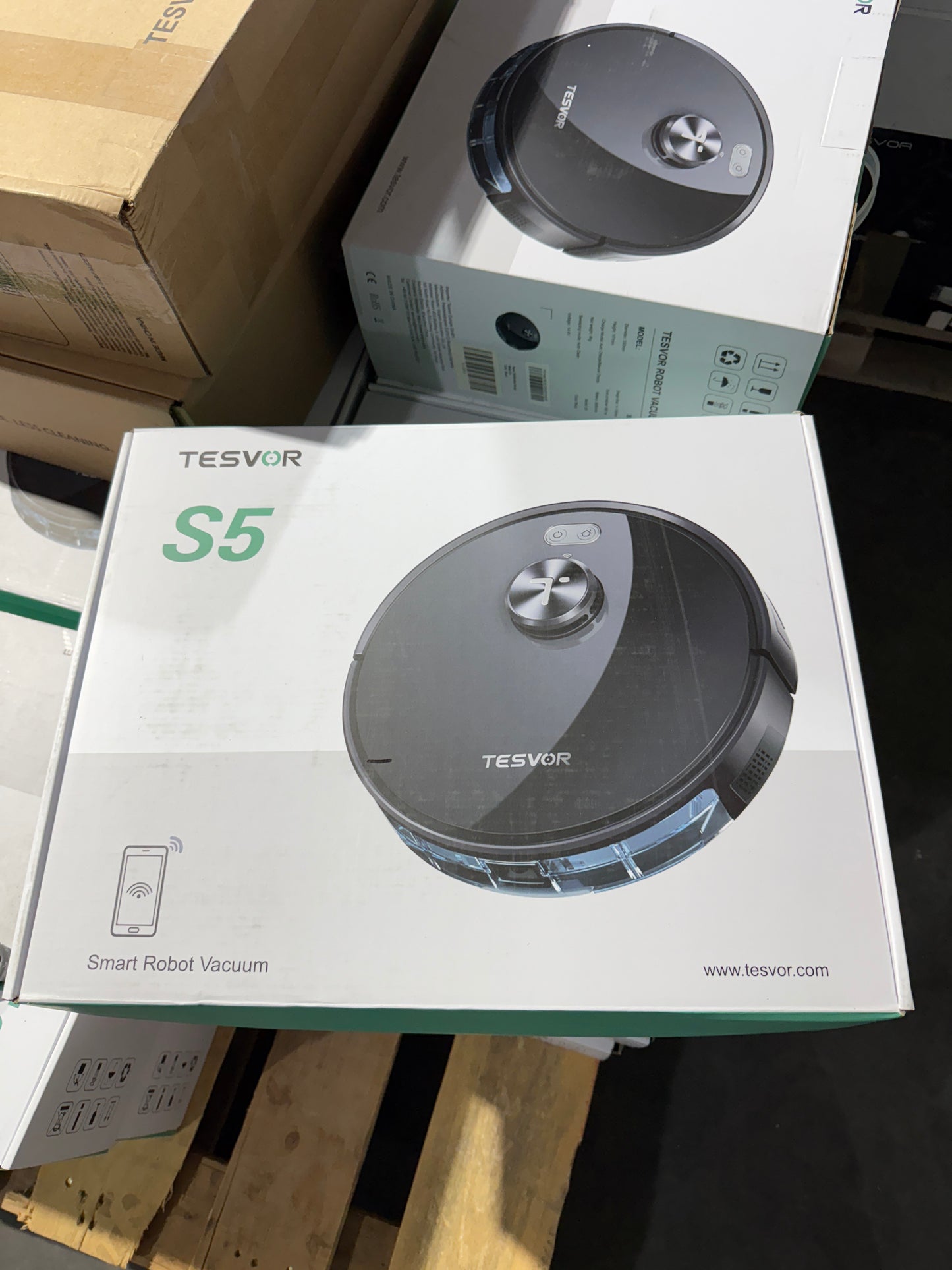 TESVOR S5 – Smarter Saugroboter mit Laser-Navigation (A-/B-Ware)