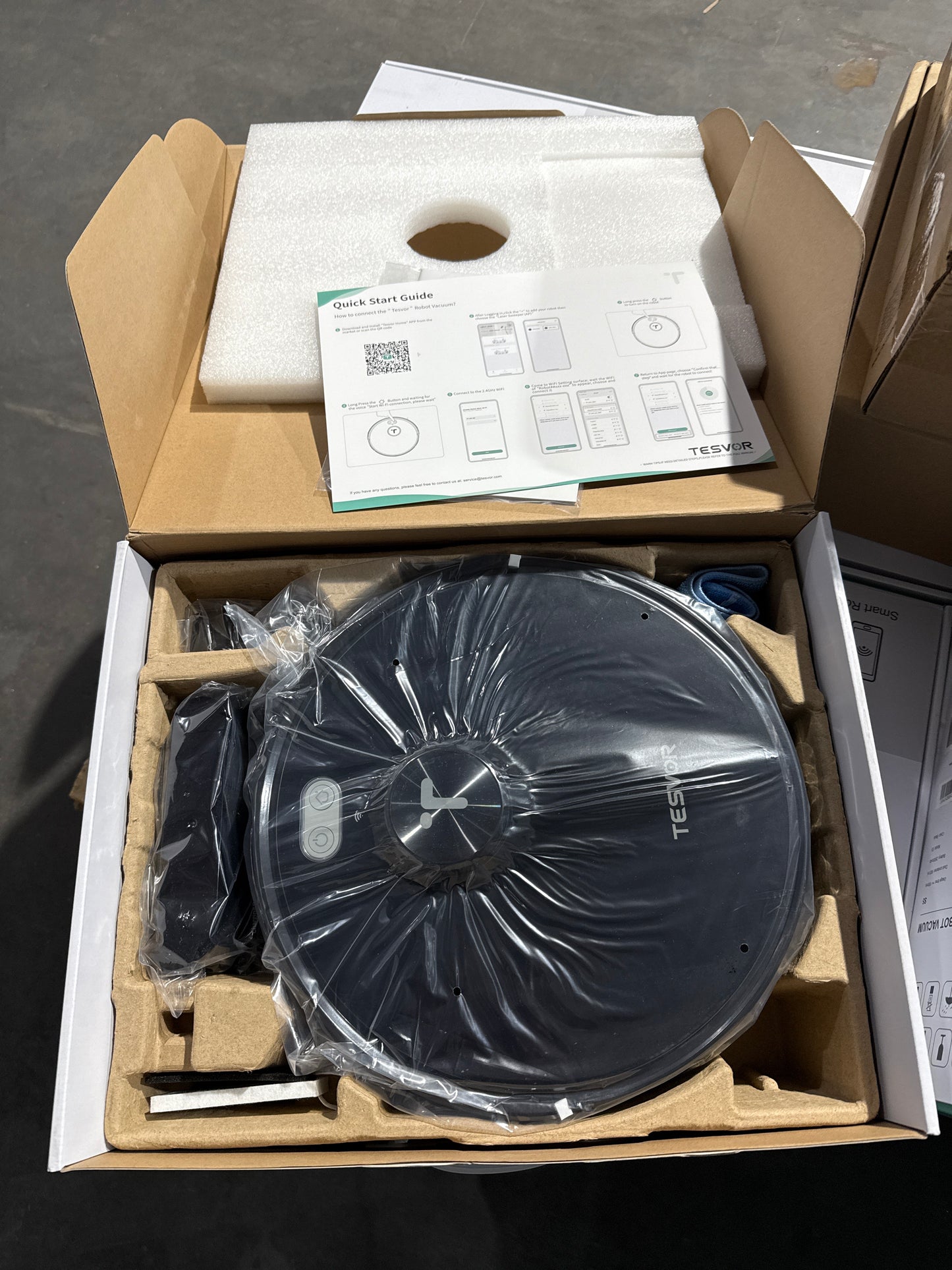 TESVOR S5 – Smarter Saugroboter mit Laser-Navigation (A-/B-Ware)