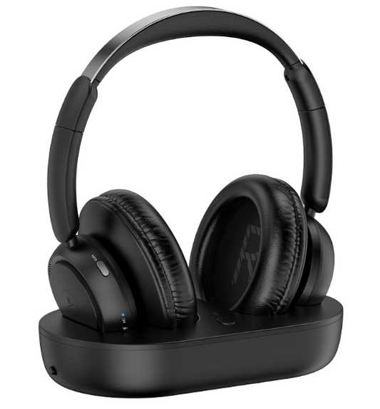 Funkkopfhörer für Fernseher mit Ladestation (A-/B-Ware)