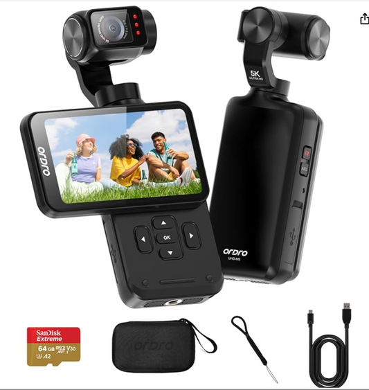 ORDRO M5 3-Achsen-Stabilisierung Videokamera (A-/B-Ware