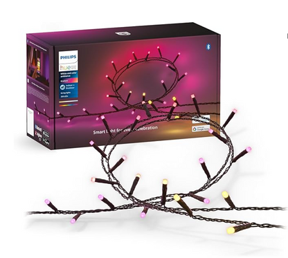 Philips Hue Festavia Lichterkette (20 m, 250 LEDs, White &amp; Color Ambiance, A-/B-Ware)