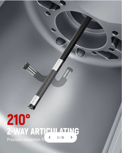 KAIWEETS KBA02 Two-Way Articulating Borescope Camera (A-/B-Ware)