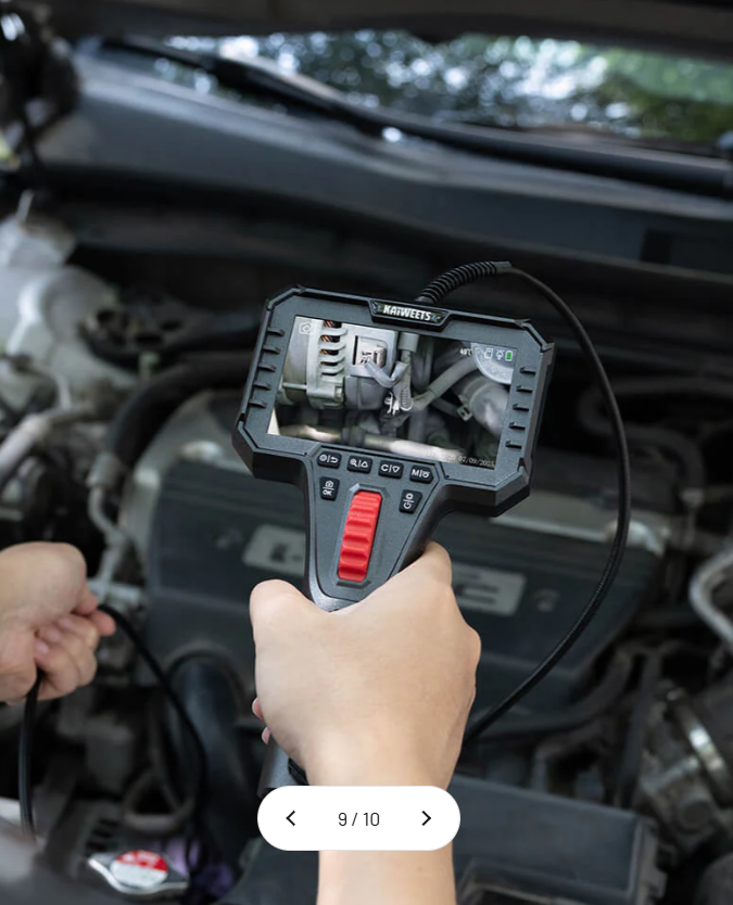 KAIWEETS KBA02 Two-Way Articulating Borescope Camera (A-/B-Ware)