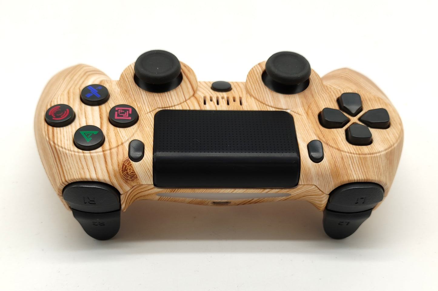 Wireless Controller - PS4, PS3 & PC, Kabelloses Gamepad, Wood Grain